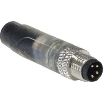 Bulgin PXPPNP08FIM04ACL100PVC guľatý konektor DIN, 1 ks