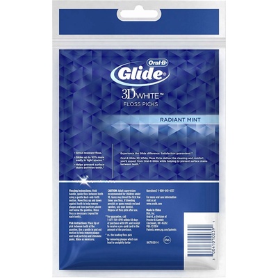 Procter & Gamble Zubné nite Oral-B Glide 3D White Radiant Mint 75 ks