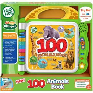 LeapFrog Образователна книжка LeapFrog - 100 животни (V609543)