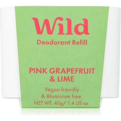WILD Pink Grapefruit & Lime дезодорант стик пълнител 40 гр