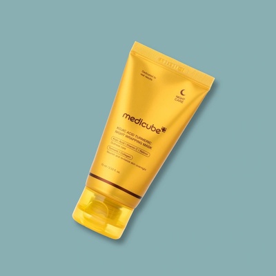 Medicube Kojic Acid Turmeric Night Wrapping Mask Rozjasňující noční maska s kojovou kyselinou a kurkumou 75 ml – Zbozi.Blesk.cz