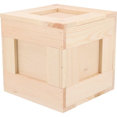 ČistéDrevo Drevený box 20 x 20 cm