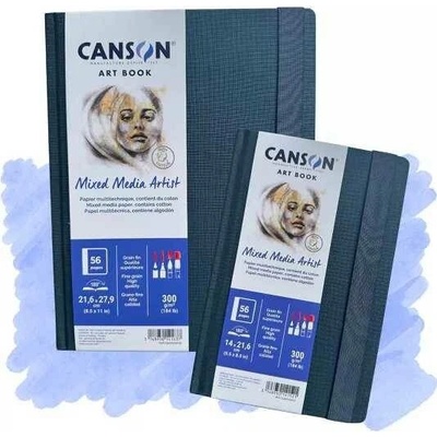Canson Art Book Mixed Media Artist 14 × 21,6 cm 300 g/m² 56 listů – Zbozi.Blesk.cz