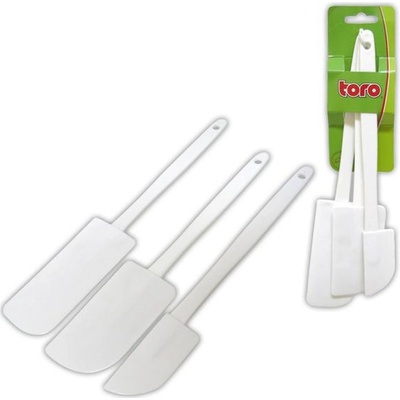 TORO Stěrka na pečení 3 ks, 26, 5 x 4, 6 cm, 24, 5 x 5 cm, 25 x 3 cm_hamashop