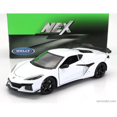 Welly Chevrolet Corvette Z06 2023 bílá 1:24