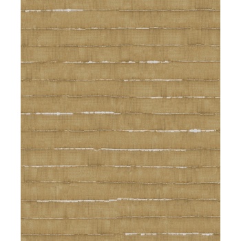 Khroma by Masureel Okrová vliesová pruhovaná tapeta na stenu, Spirit of Nature, rozměry 0,53 x 10,05 m