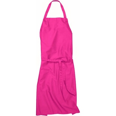 Workwear Verona 90 Dlouhá zástěra s laclem 00131-01 Magenta