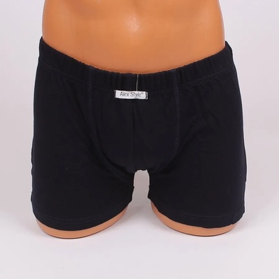 Мъжки памучен боксер в тъмносиньо