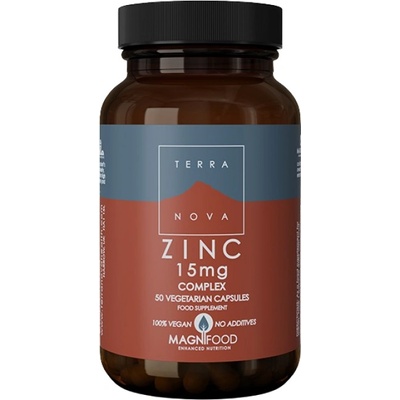 Terranova Zinc 15 mg | with Magnifood Plant Complex [50 капсули]
