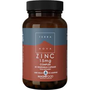 Terranova Zinc 15 mg | with Magnifood Plant Complex [50 капсули]