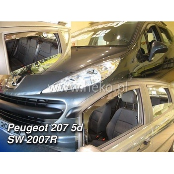 HEKO Ветробрани за PEUGEOT 207 (2006+) Combi - 4бр. предни и задни (26130)