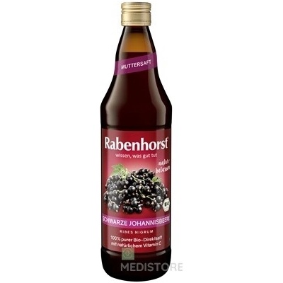 Rabenhorst Čierna ríbezľa 100% šťava Bio 750 ml