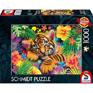 Schmidt Spiele Пъзел Schmidt от 1000 части - Малко тигърче (58889)