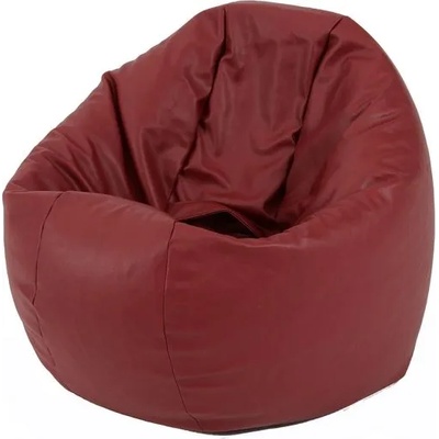 Pufrelax Пуф 330л. , Relaxo XL - Bordo, Еко кожа, Пълнеж от Полистиролни перли