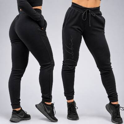 Nebbia dámske voľné tepláky 846 black