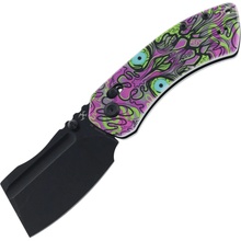 Kansept Korvid V Blackwash D2 Jade G10 with Purple Undead Print TE2030V5