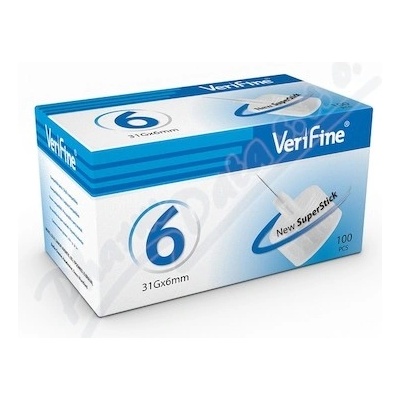 Verifine 6 Jehly 31G pro vš.pera 0,25 x 6 mm 100 ks