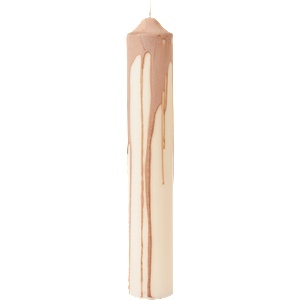 ferm LIVING Dryp Pillar свещ, 30 см, бежова (1104271899)