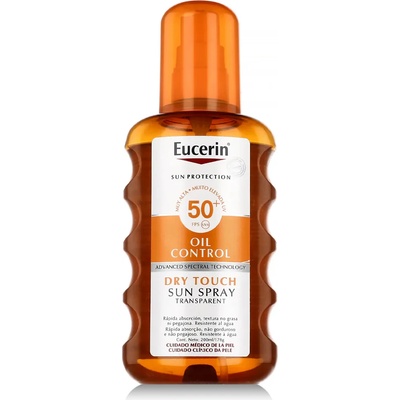 Eucerin Sun Protection Oil Control Dry Touch Sun Spray Transparent SPF 50+ 200 ml