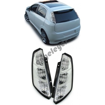 Angeleyes Fiat Grande Punto zadné LED svetlá chromové 2005 - 2009
