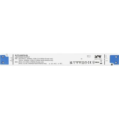 Self Electronics SLT75-24VFG-UN napájecí zdroj pro LED konstantní napětí 75.0 W 24 V/DC ochrana proti přepětí 1 ks