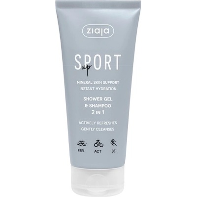 Ziaja Sport Up Шампоан и душ гел 2 в 1, 200 ml