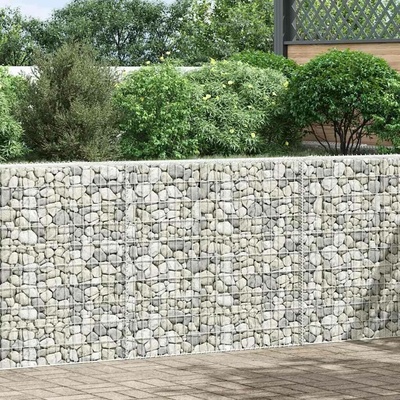Nabytek XL Gabionový vyvýšený záhon trapéz pozinkovaná ocel 150x20x100 cm
