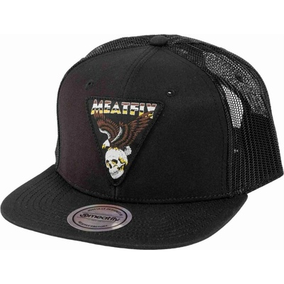 Meatfly шапка с козирка Thunderbolt Trucker Black Eagle | Черна | Meatfly | Cheren | МЪЖЕ | ЕДИН РАЗМЕР