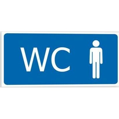 Traiva s.r.o WC Muži Verze: Plast 190 x 90 mm tl. 0.5 mm - Kód: 02444