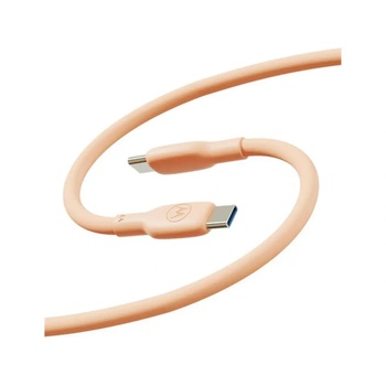 Motorola Кабел MOTOROLA, 2m, USB-C / USB-C, 5A, 100W, розов (SJCS0CCPF20-EU)