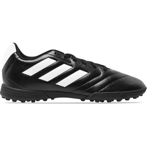 adidas Юношески футболни стоножки Adidas Goletto Juniors Astro Turf Football Boots - Black/White