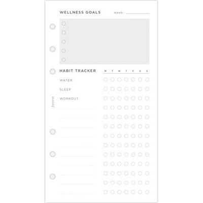 Filofax Wellness Plánovanie náplň osobných diárov