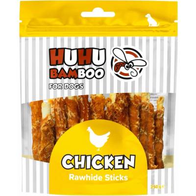 Huhubamboo tyčinka z buvolí kože s kuraciecím 250 g