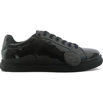 Pretty Green Обувки Pretty Green Kids' Moc Toe Formal Shoes - Black/Patent