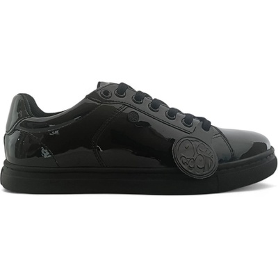 Pretty Green Обувки Pretty Green Kids' Moc Toe Formal Shoes - Black/Patent