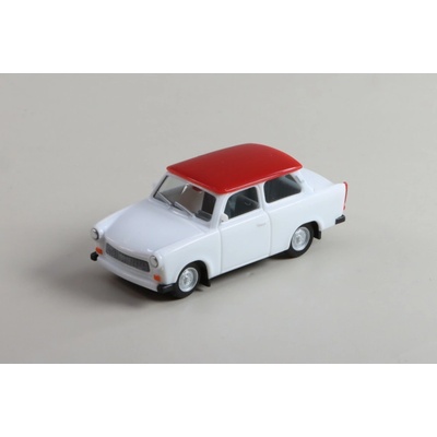 Trabant 601 bilý/červený Herpa 1:87