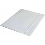 D. Rect A4 cardboard briefcase with rubber band white 300g
