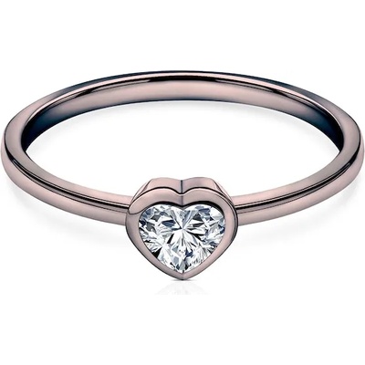 SAVICKI Годежен пръстен Pure: черно злато, диамант с шлифовка