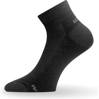 Lasting WDL Merino ponožky pro běžné nošení černá