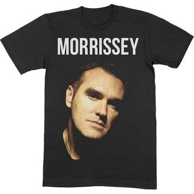 Morrissey tričko Face Photo čierne