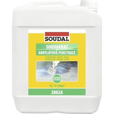 Penetrácia SOUDAL Soudakrat akrylátový základný náter 10 kg