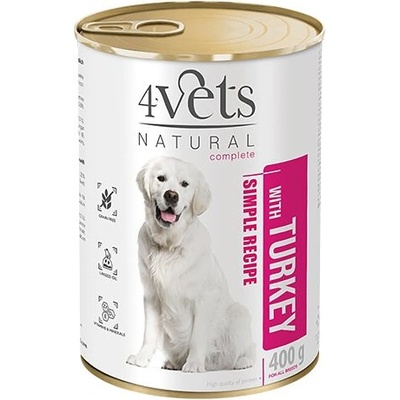 4Vets NATURAL Simple Recipe с пуйка 400 г