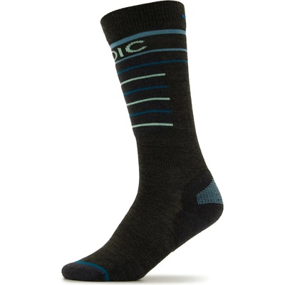 Stoic Детски ски чорапи Stoic Kid's Merino Ski Socks - Dark Grey / Melange - размер 27-30 (EU) (201-6858-0511)