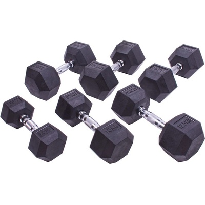 Sportago Hexagon Sada činek - 7,5 + 10 + 12,5 + 15 + 17,5 + 20 kg