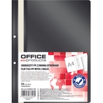 Office Products Папка Office Products с прозрачно лице с перф, черна (25879-А-ЧЕРЕН)