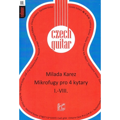 Milada Karez Czech Guitar III. Mikrofugy pro 4 kytary