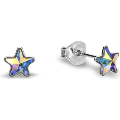 Spark duhové se Swarovski Elements Astral star K28165AB AB