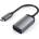 Satechi Aluminum USB-C to VGA Adapter - адаптер за свързване от USB-C към VGA (тъмносив)