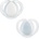 Tommee Tippee Ортодонтични залъгалки Tommee Tippee - Night Time, 0-6 м, 2 броя, бяла/синя (43338099)