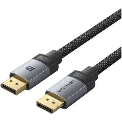 Vention Кабел Cable - Display Port v2.1 DP M / M Black 16K@60Hz, 1M - HGBHF (HGBHF)